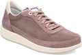 Quarter turn view Women's Birkenstock Footwear style name Honnef City Narrow in color FAD PURP. Sku: 1030172