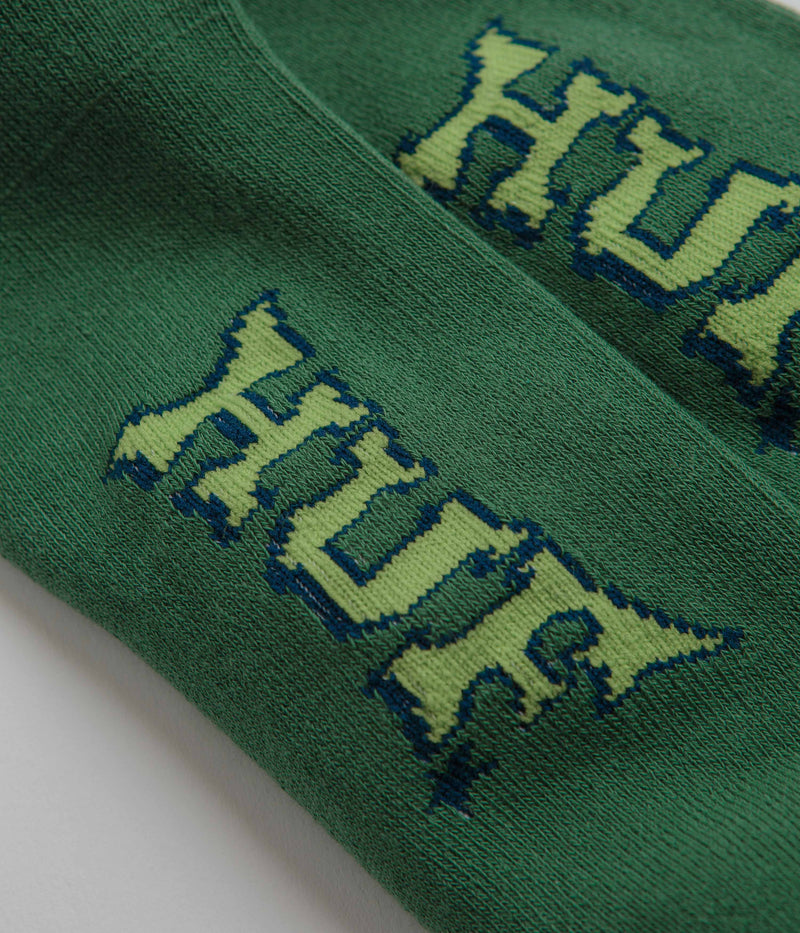 HUF Sassy H Crew Socks in Forest Green