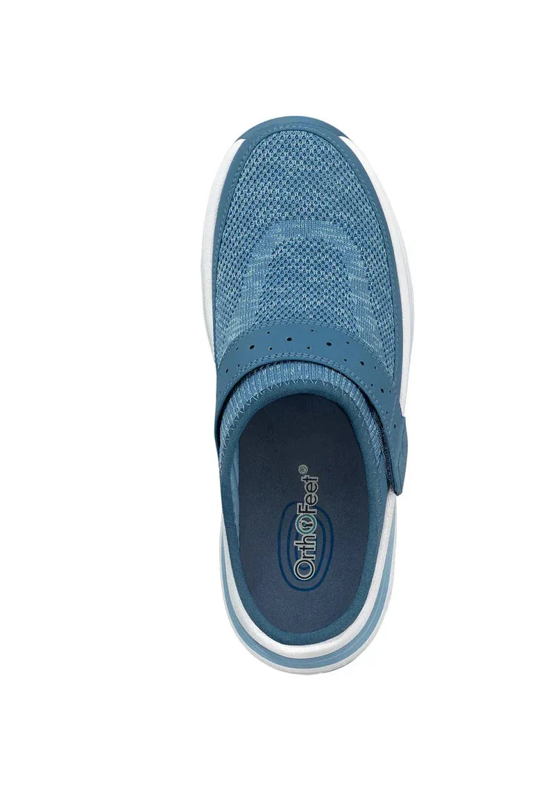 Women's Orthofeet Iris in Blue. Sku: 72022-2E