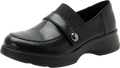 Quarter turn view Women's Alegria Footwear style name Janna in color INK. Sku: JNN-6109