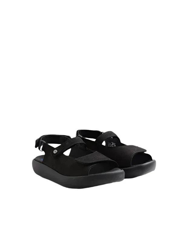 Women's Wolky Jewel XW in Black Nubuck. Sku: 00823-11000