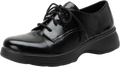 Quarter turn view Women's Alegria Footwear style name Joclyn in color Dapper Black. Sku: JCL-6329