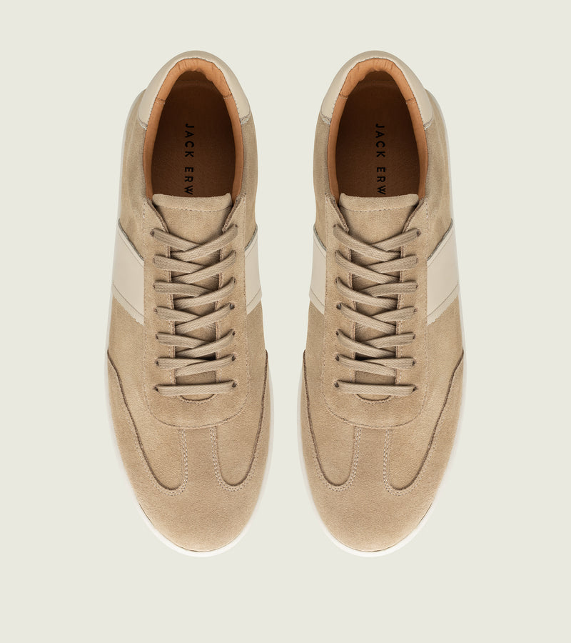 Sand Suede with Leather