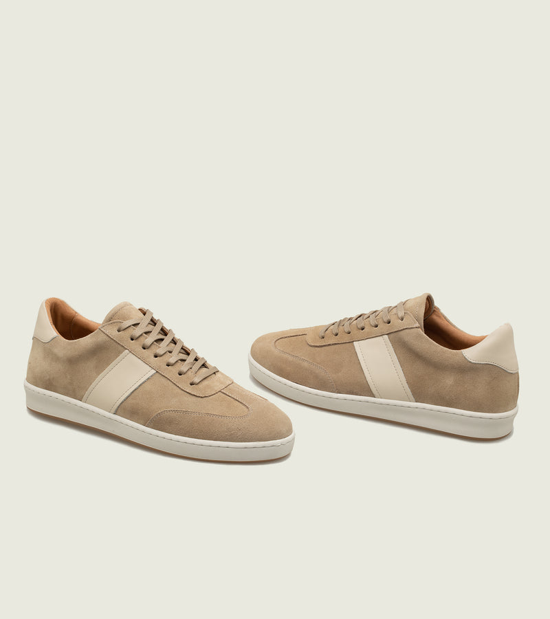 Sand Suede with Leather