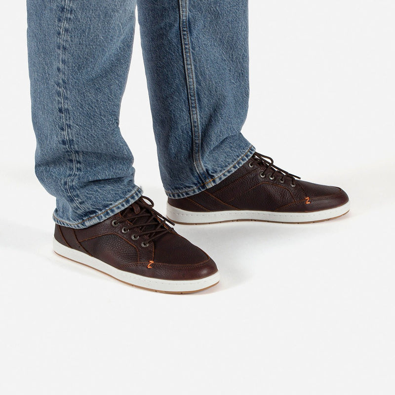 HUB Kingston | Dark Brown/Off White | Men
