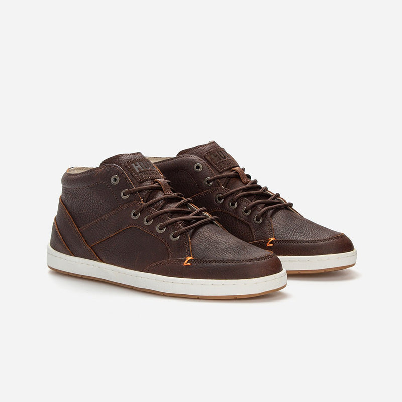 HUB Kingston | Dark Brown/Off White | Men