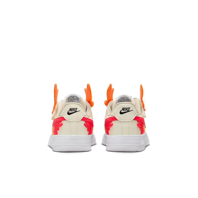 Little Kids' Nike Force 1 Low Easyon "Year of the Dragon Bright Crimson"