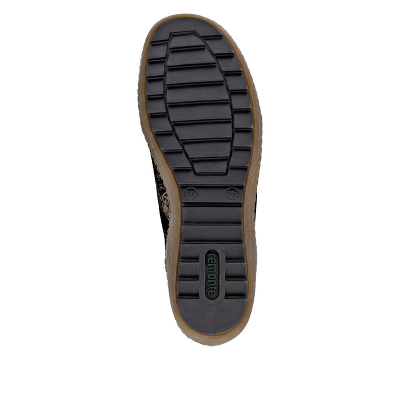 Women's Remonte Liv 41 Hi in Schwarz/ Schwarz/ Kupfer. Sku: R1441-03