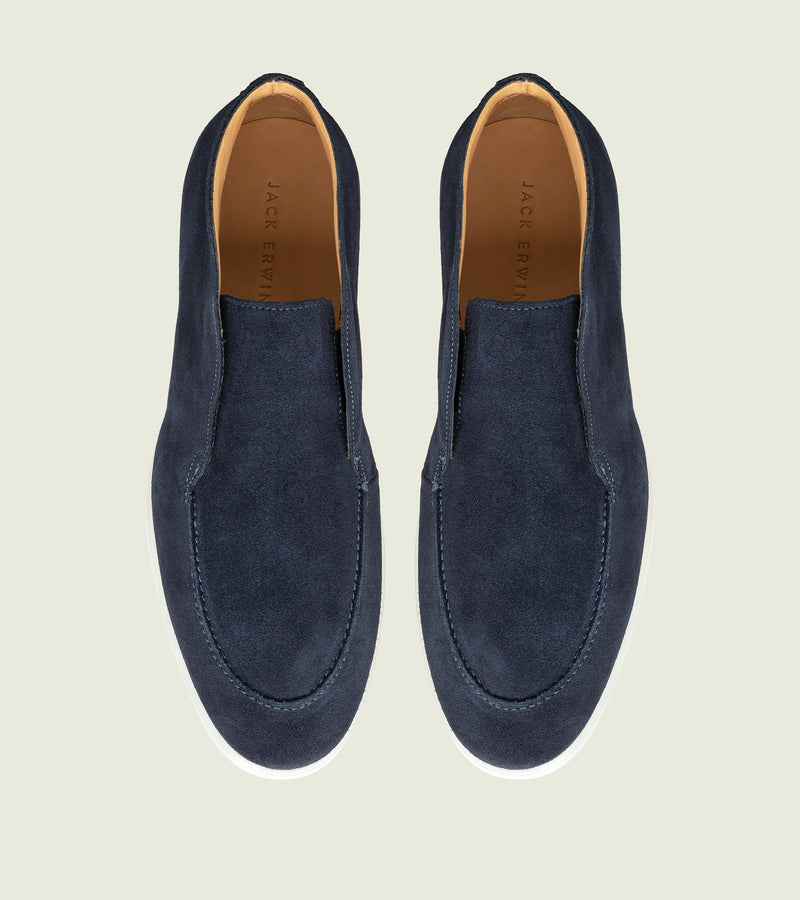 Navy Suede
