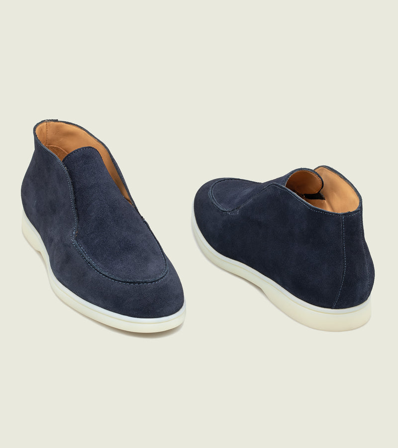 Navy Suede