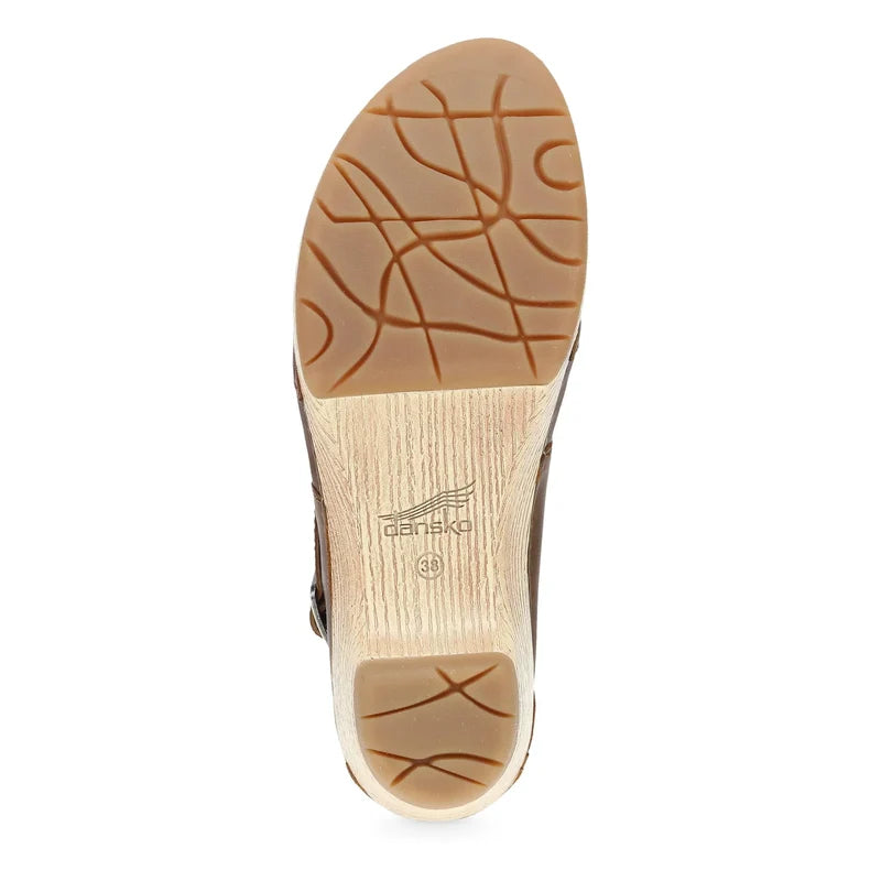 Women's Dansko Lucia in Tan Oiled Pull Up. Sku: 2218641400