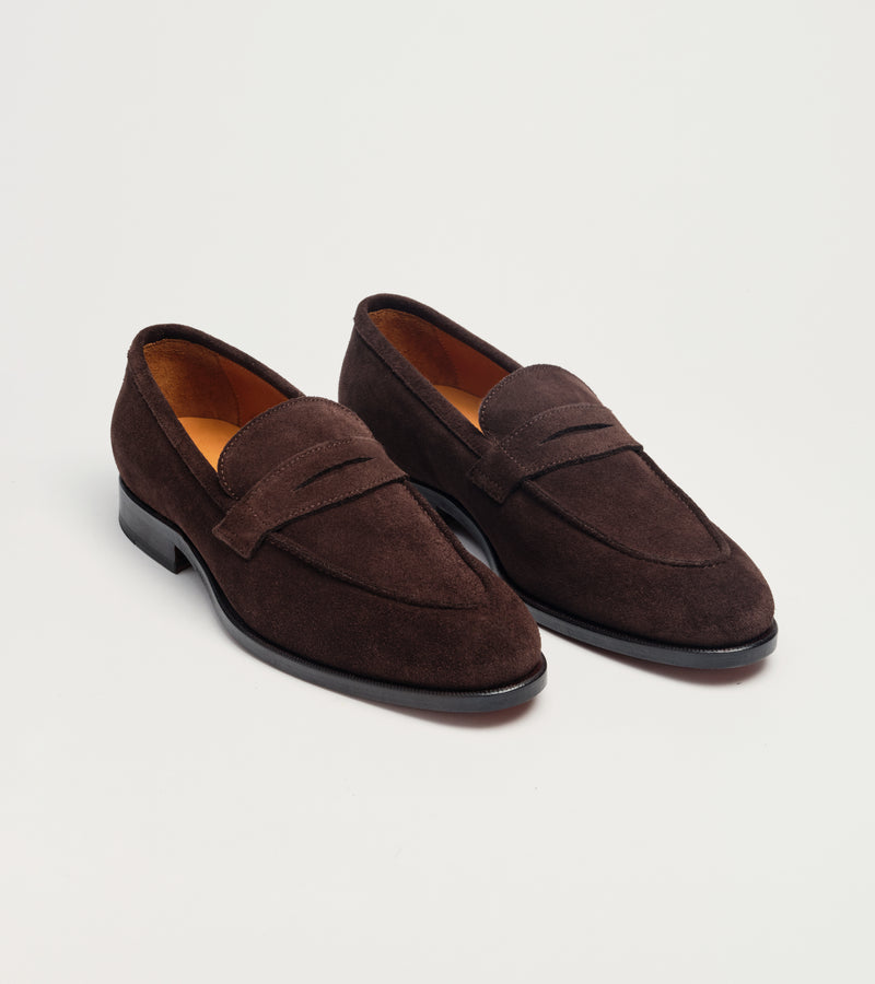 Dark Brown Suede