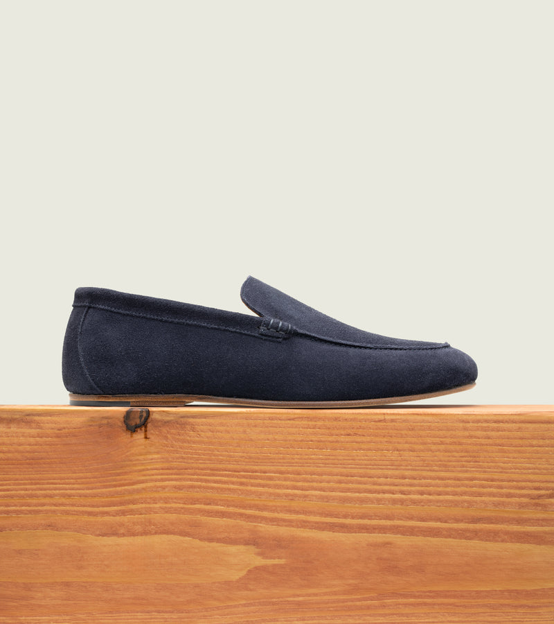Navy Suede