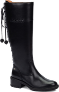 Quarter turn view Women's Pikolinos Footwear style name Medina 9782 in color BLACK. Sku: W0D-9782BLK