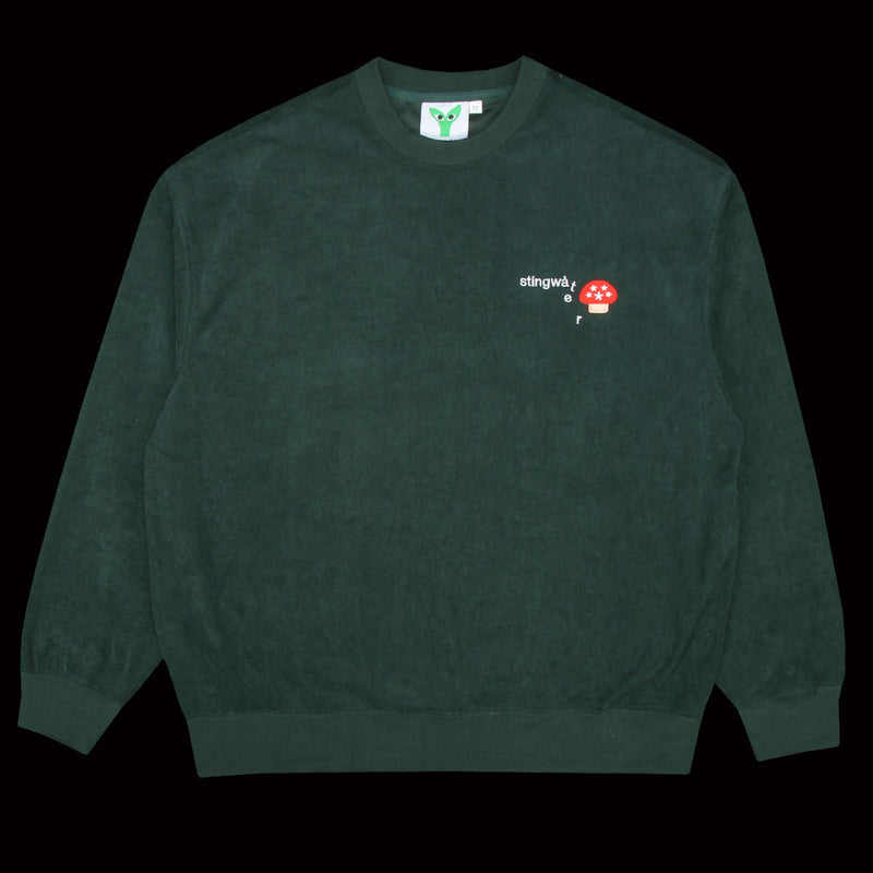 Melting Logo Corduroy Crewneck