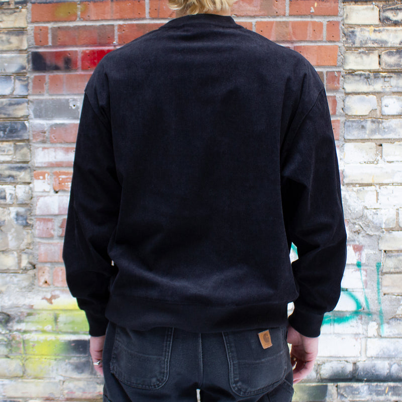 Melting Logo Corduroy Crewneck
