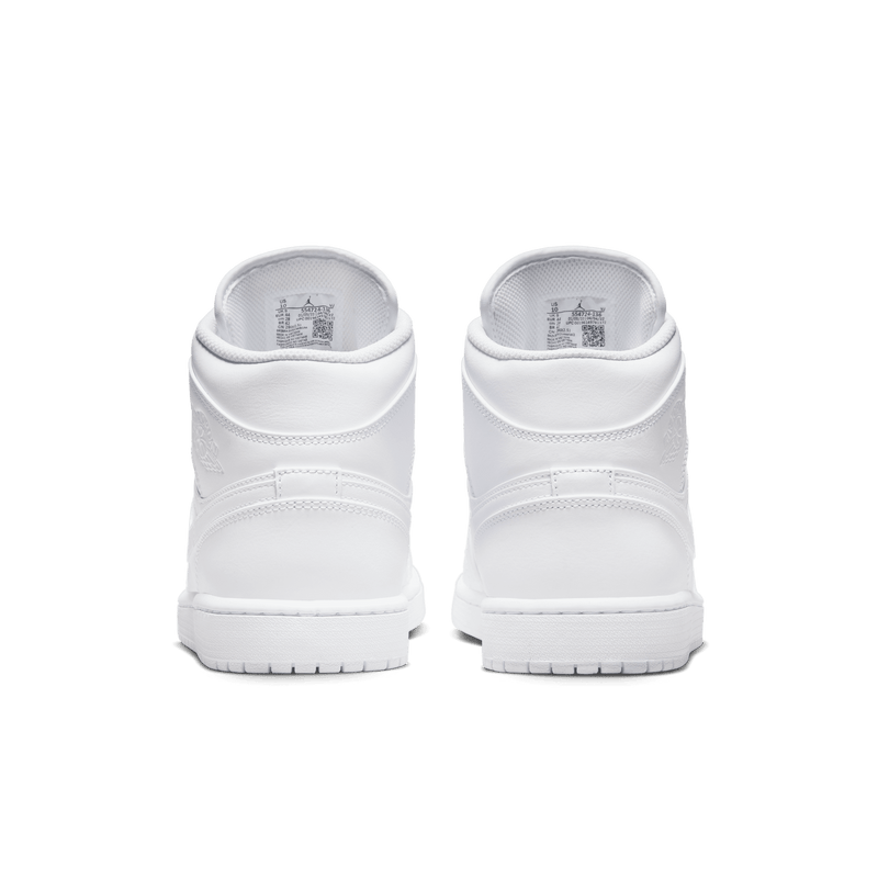 Men's Air Jordan 1 Mid "Triple White"