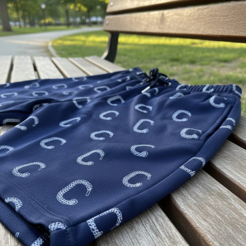 Men's Closet Inc A.O.P Shorts (Navy)