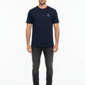 Men's The Closet Inc. Plain T-Shirt (Navy-Wht Logo)