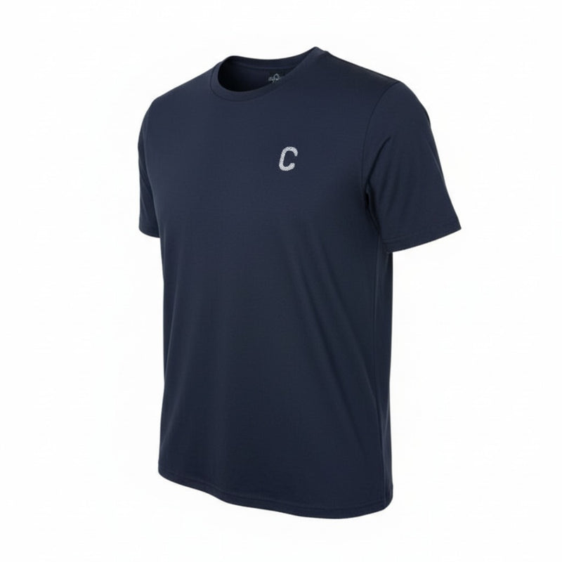 Men's The Closet Inc. Plain T-Shirt (Navy-Wht Logo)