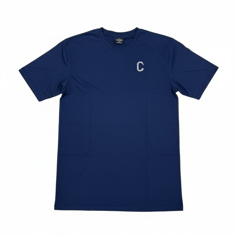 Men's The Closet Inc. Plain T-Shirt (Navy-Wht Logo)