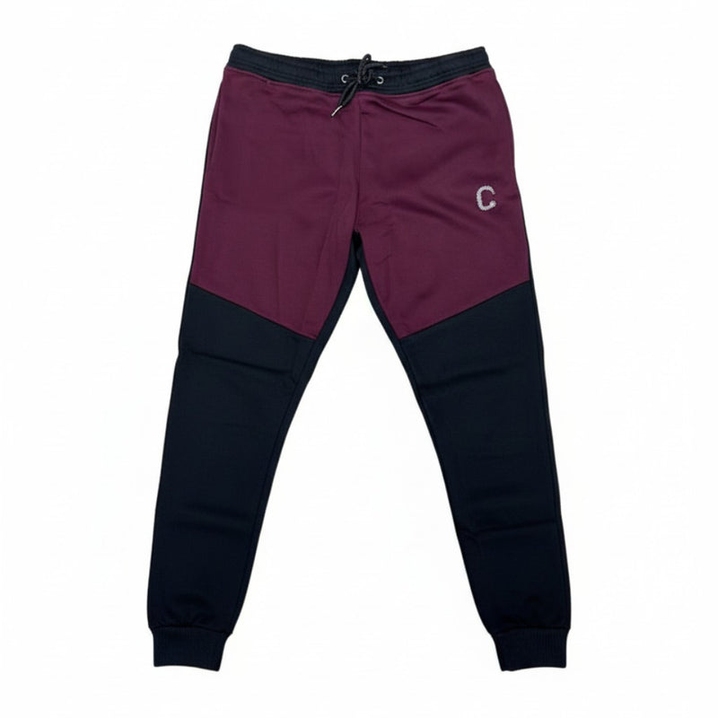 Men's The Closet Inc. Tech Fleece Zip Pants (Black/Burgundy)