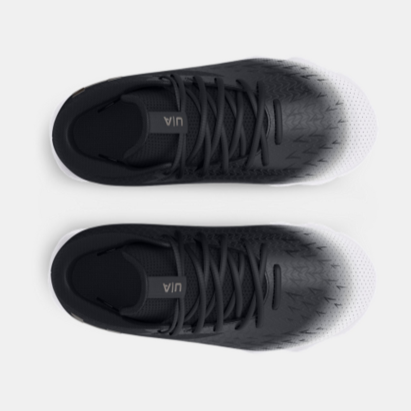 Men's Under Armour Spotlight Franchise 4 RM Football Cleats "Metallic Gun Black/White"