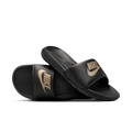 Men's Nike Victori One Slides "Black Metallic Gold"