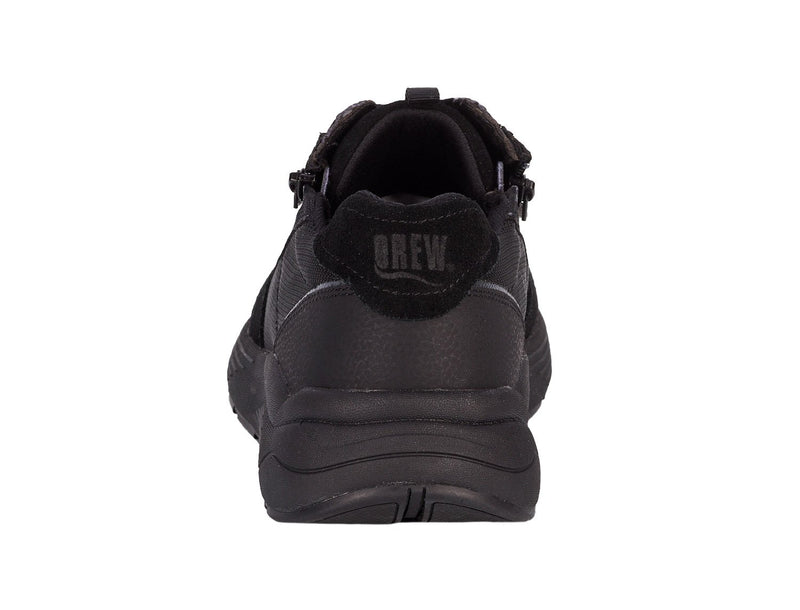 Men's Drew Footwear in Black Suede. Sku: 40115-194E