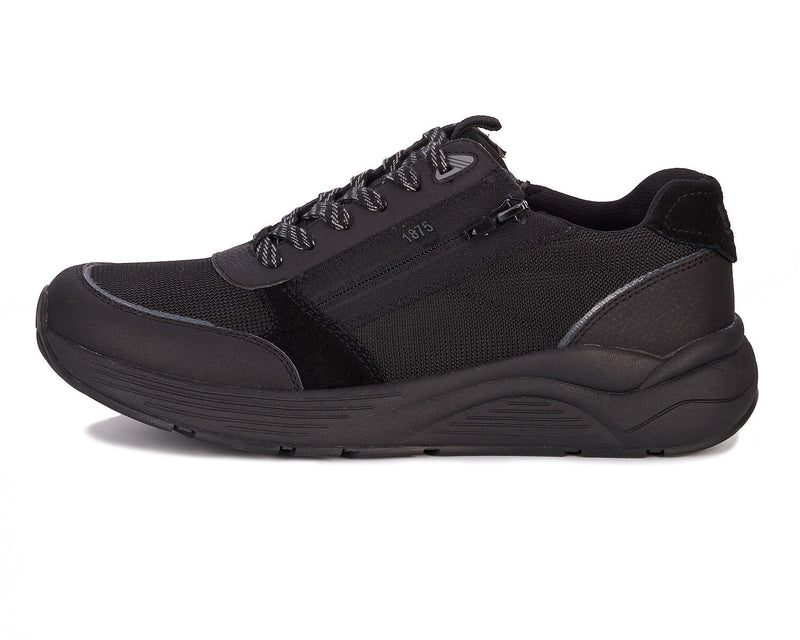 Men's Drew Footwear in Black Suede. Sku: 40115-194E