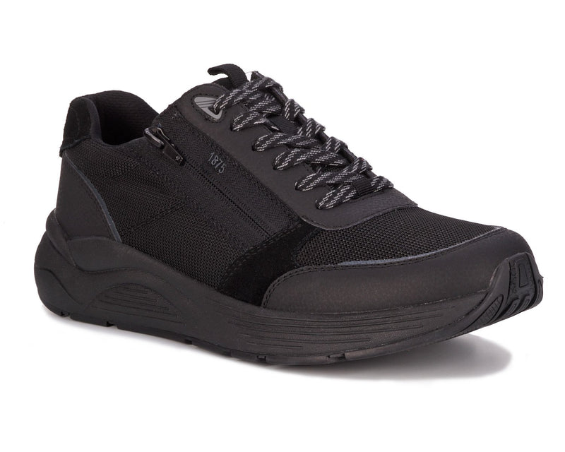 Men's Drew Footwear in Black Suede. Sku: 40115-194E