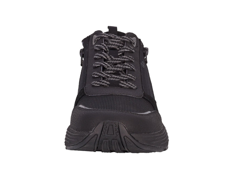 Men's Drew Footwear in Black Suede. Sku: 40115-194E