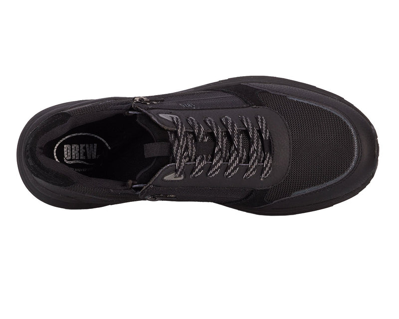 Men's Drew Footwear in Black Suede. Sku: 40115-194E