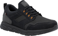 Quarter turn view Men's Rieker Footwear style name Morgan 02 in color SCHWARZ. Sku: 09102-00
