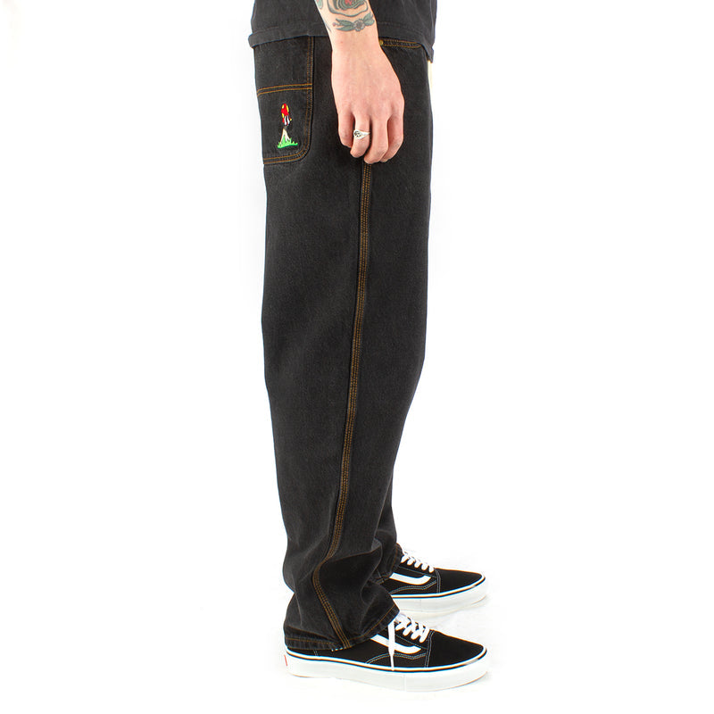 Mushroom Denim Pants