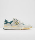 New Balance Numeric 1010 Tiago Lemos Shoes in Sea Salt and Spruce