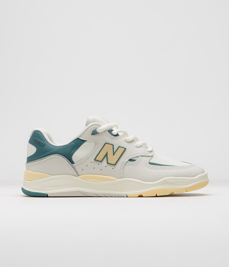 New Balance Numeric 1010 Tiago Lemos Shoes in Sea Salt and Spruce