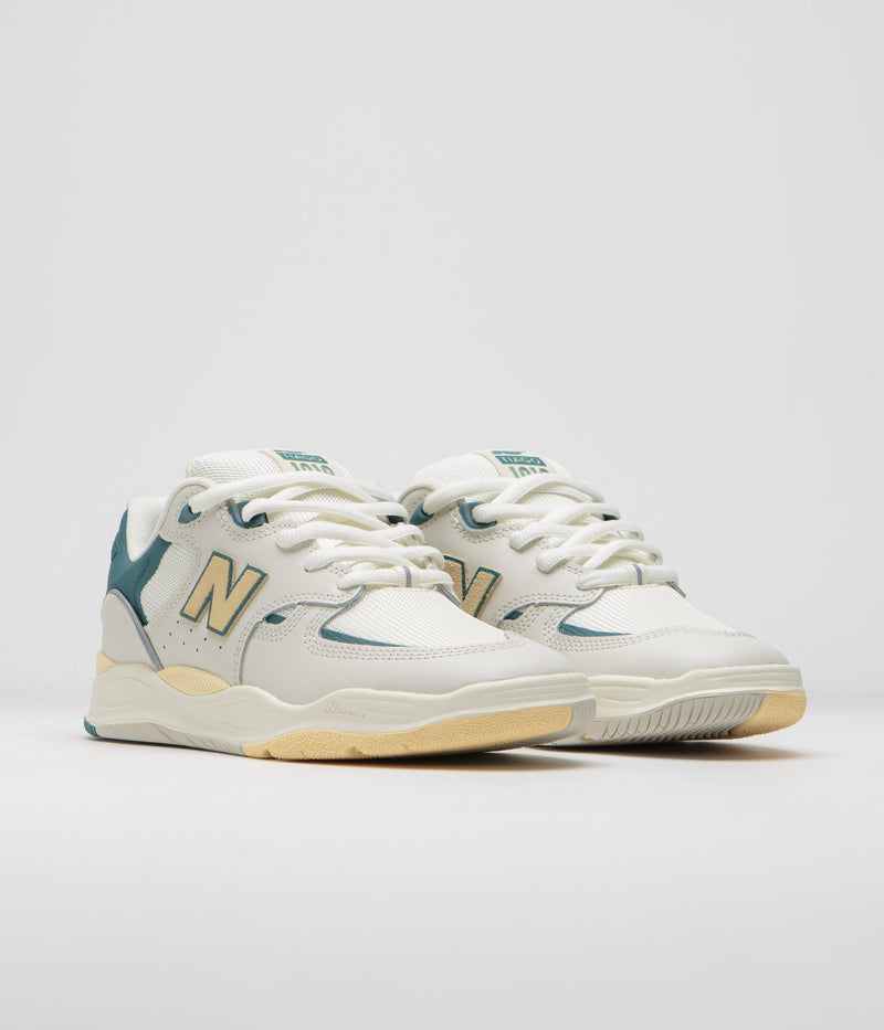New Balance Numeric 1010 Tiago Lemos Shoes in Sea Salt and Spruce