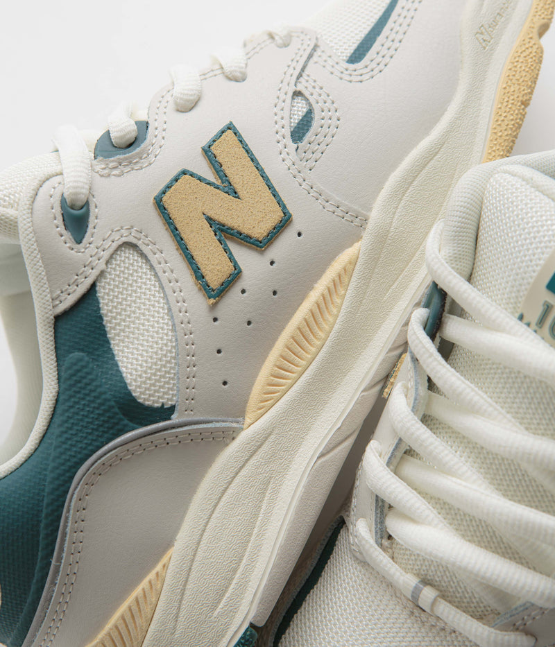 New Balance Numeric 1010 Tiago Lemos Shoes in Sea Salt and Spruce