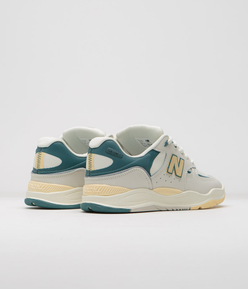 New Balance Numeric 1010 Tiago Lemos Shoes in Sea Salt and Spruce