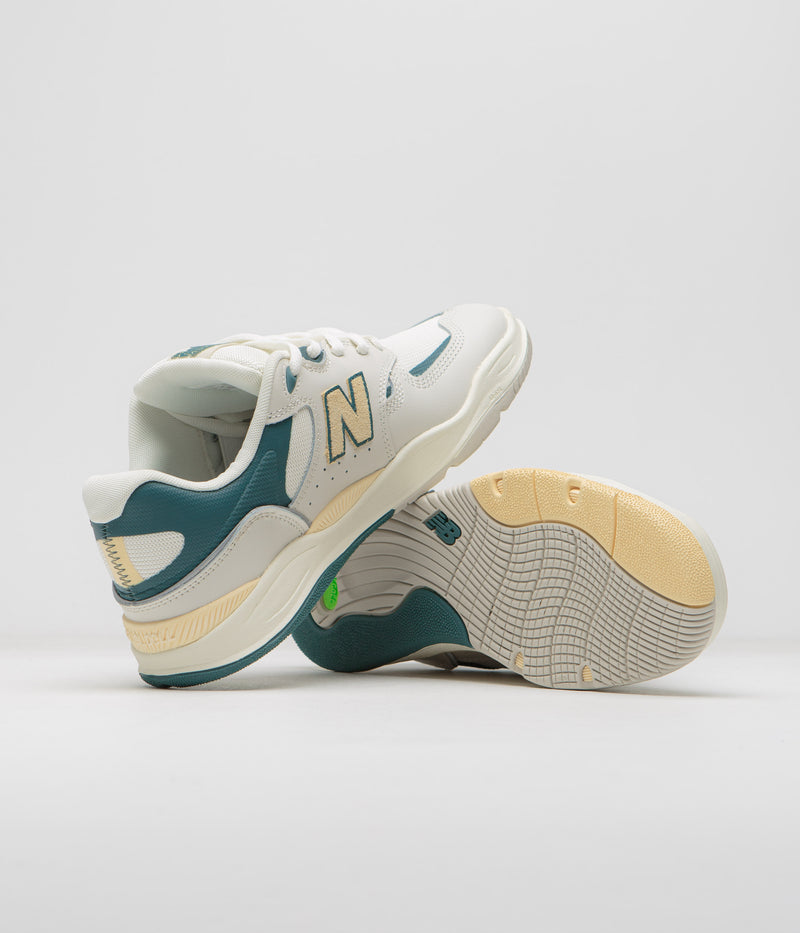 New Balance Numeric 1010 Tiago Lemos Shoes in Sea Salt and Spruce
