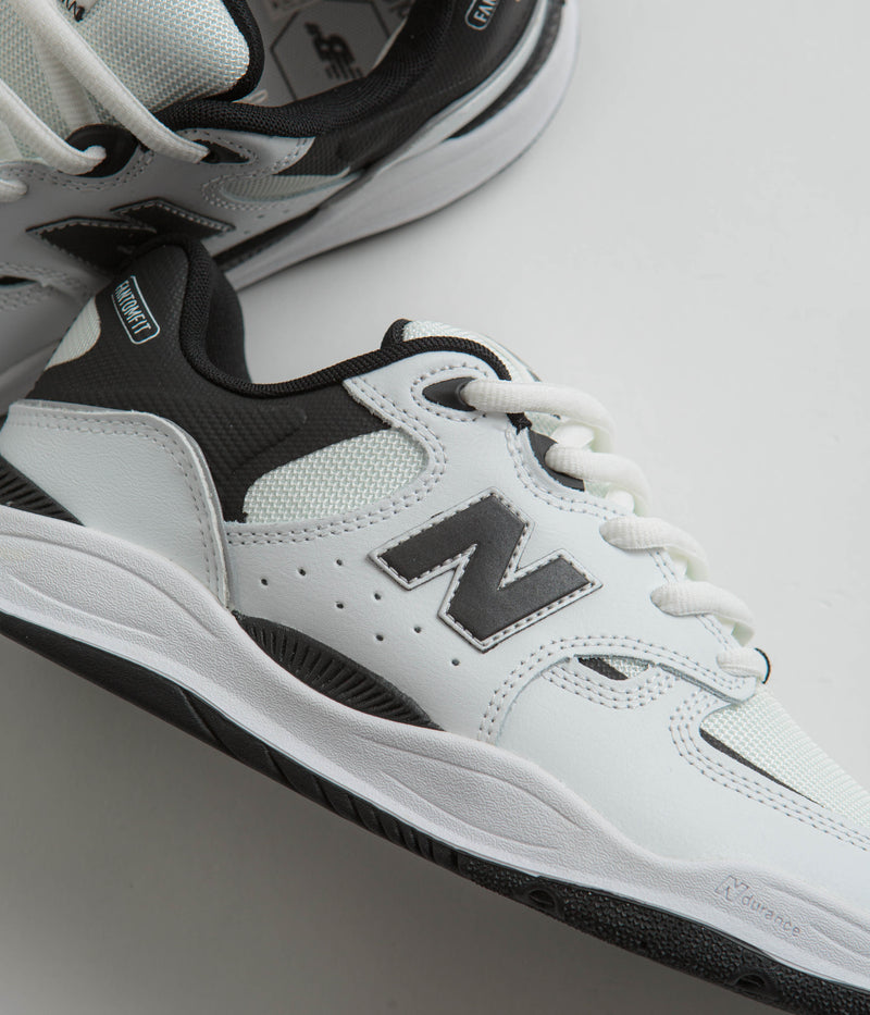 New Balance Numeric 1010 Tiago Lemos Shoes in White and Black / White