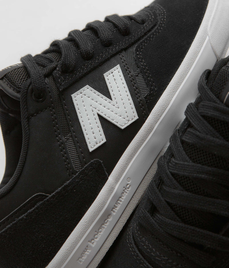 New Balance Numeric 306 Jamie Foy Shoes in Black and White / Black