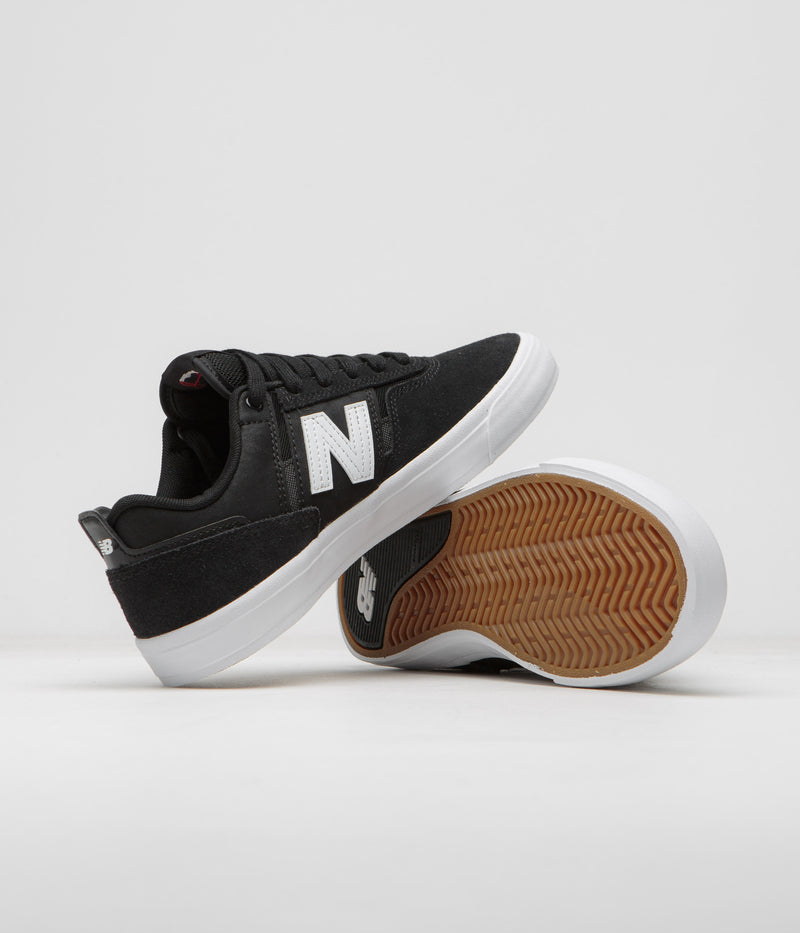 New Balance Numeric 306 Jamie Foy Shoes in Black and White / Black