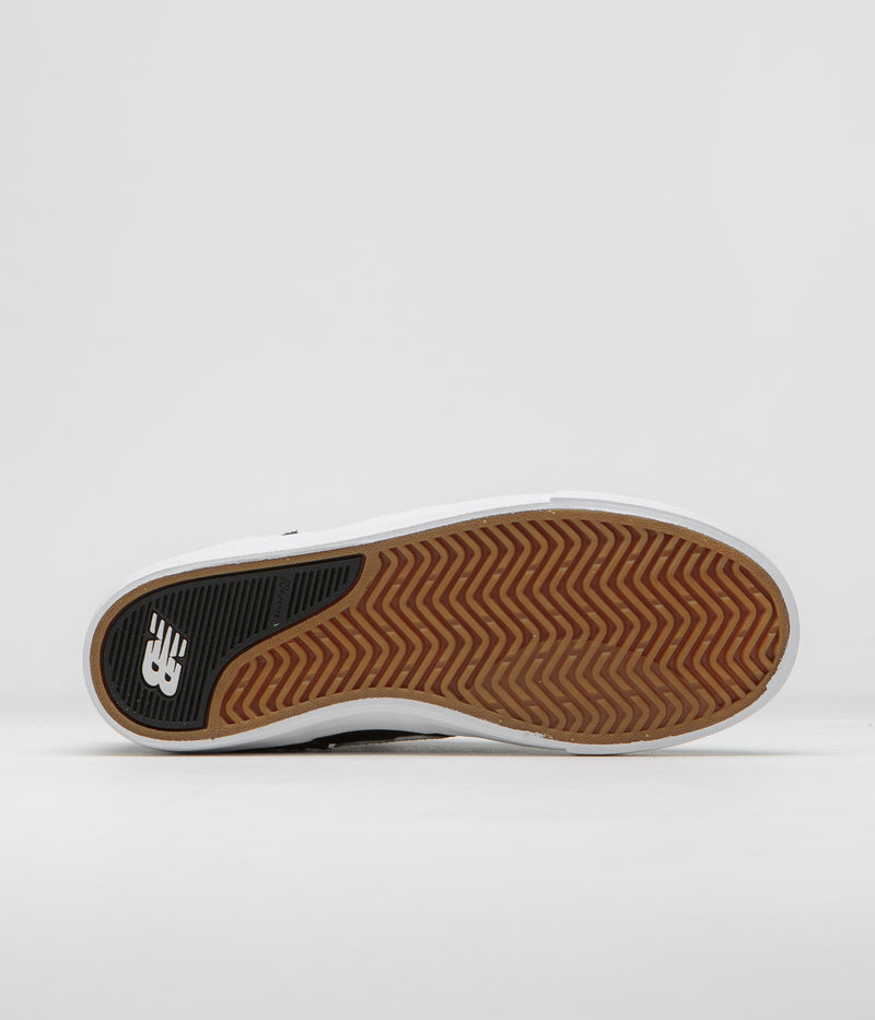 New Balance Numeric 306 Jamie Foy Shoes in Black and White / Black