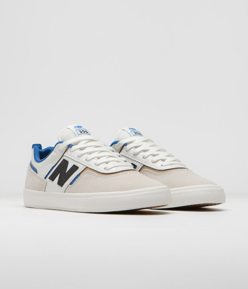 New Balance Numeric 306 Jamie Foy Shoes in Sea Salt and Blue