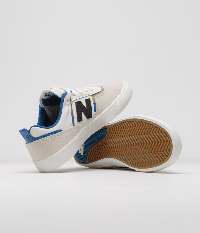 New Balance Numeric 306 Jamie Foy Shoes in Sea Salt and Blue