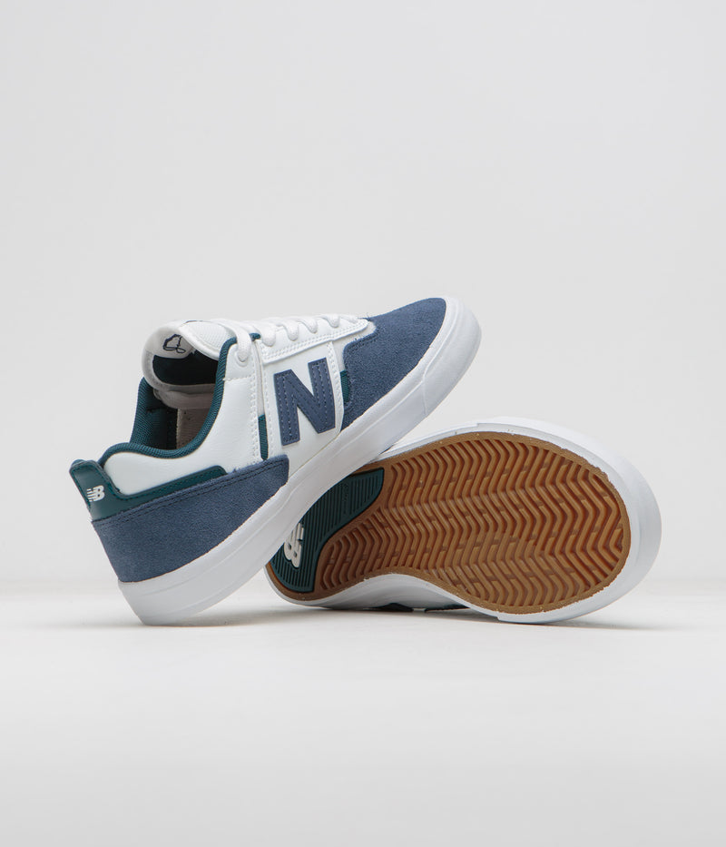 New Balance Numeric 306 Jamie Foy Shoes in Vintage Indigo and White