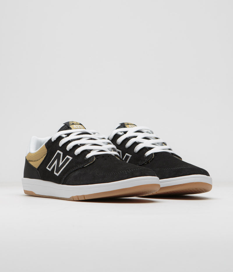 New Balance Numeric 425 Shoes in Black and Tan