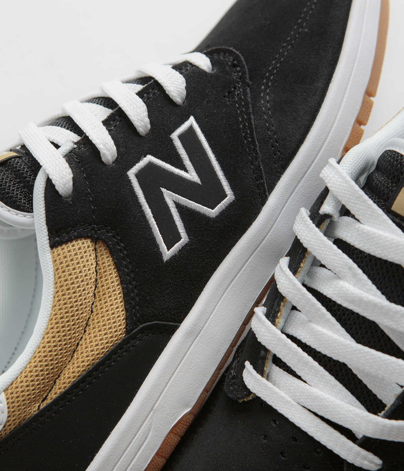 New Balance Numeric 425 Shoes in Black and Tan